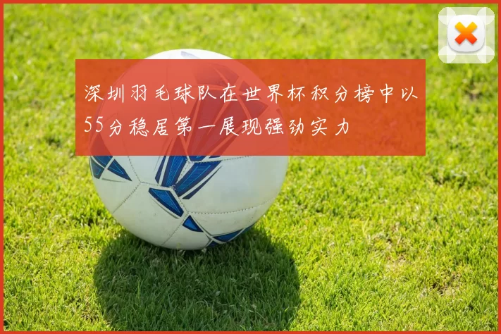 深圳羽毛球队在世界杯积分榜中以55分稳居第一展现强劲实力