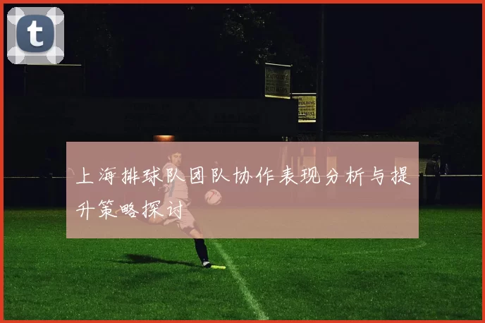 上海排球队团队协作表现分析与提升策略探讨